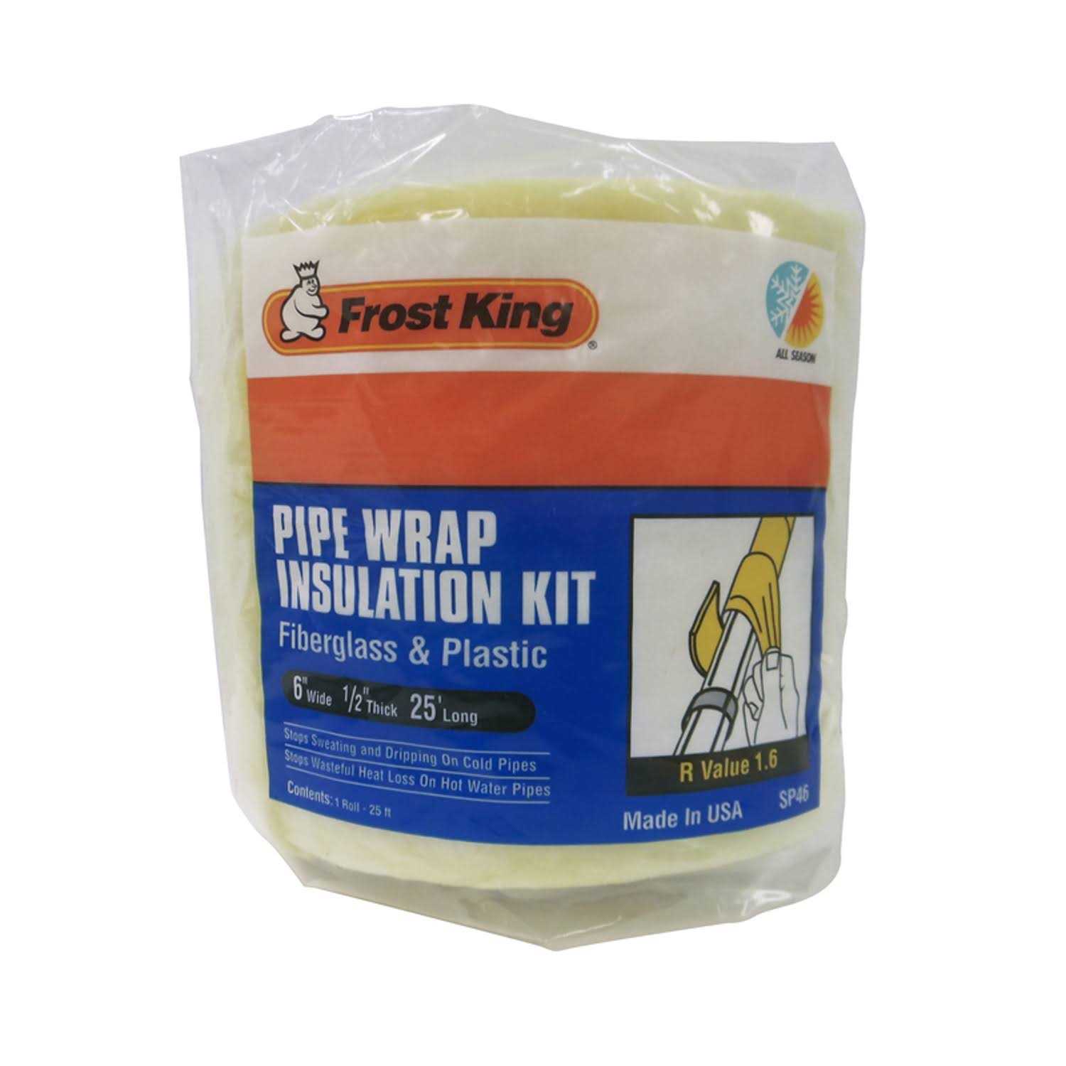 Frost King Fiberglass Pipe Insulation Kit - Image 3