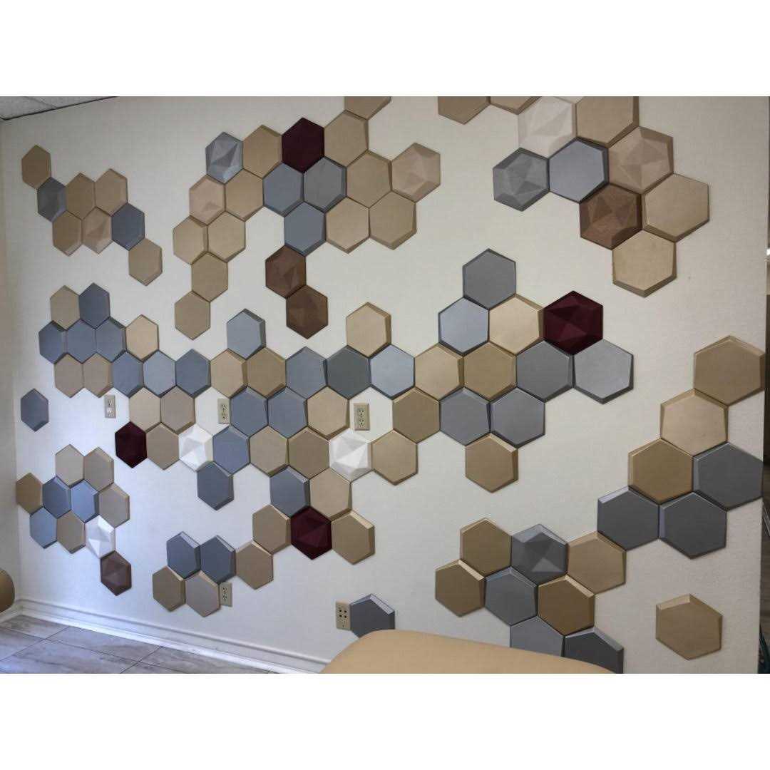 Art3d 20-Pieces Decorative 3D Wall Panels Faux Leather Tile - Image 4