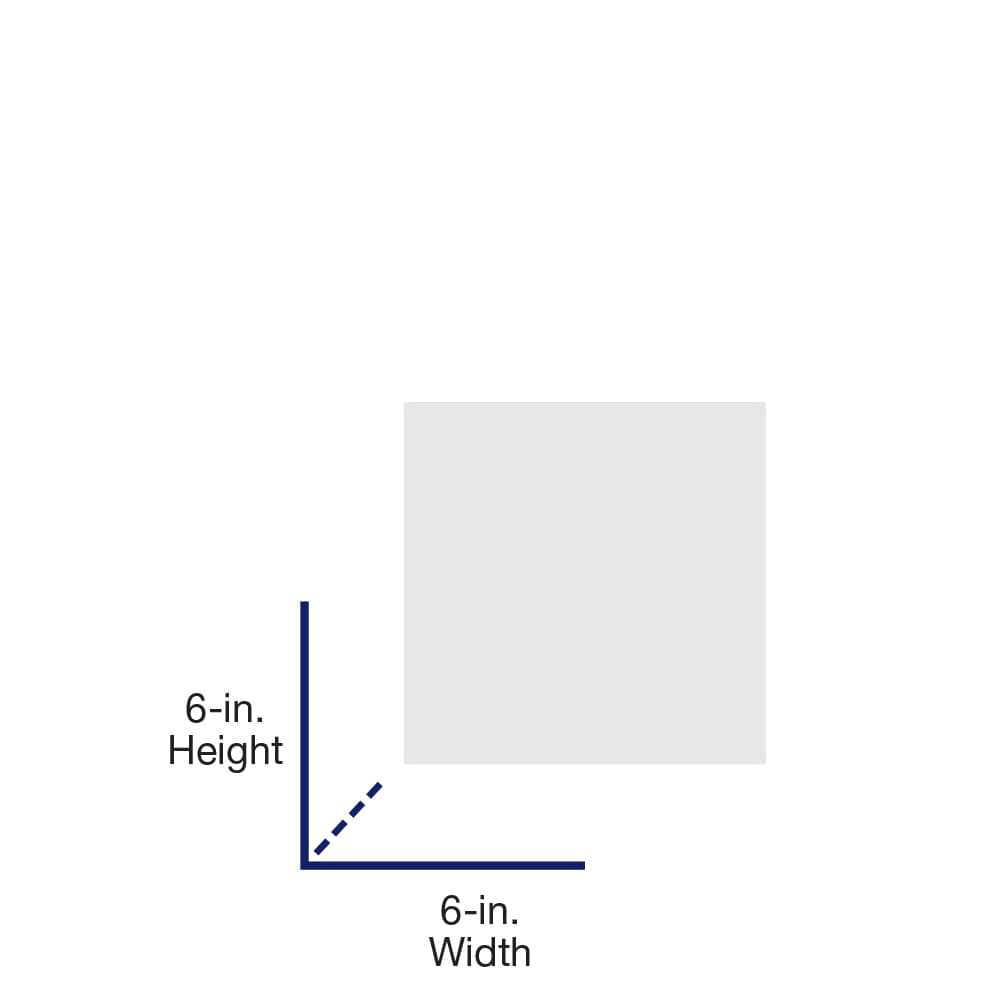 Armstrong Ceilings Cascade White Mineral Fiber Drop Ceiling Tile Sample RSM1270 - Image 3