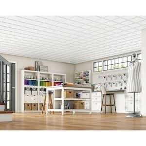 Armstrong Ceilings Cascade White Mineral Fiber Drop Ceiling Tile Sample RSM1270 - Image 5