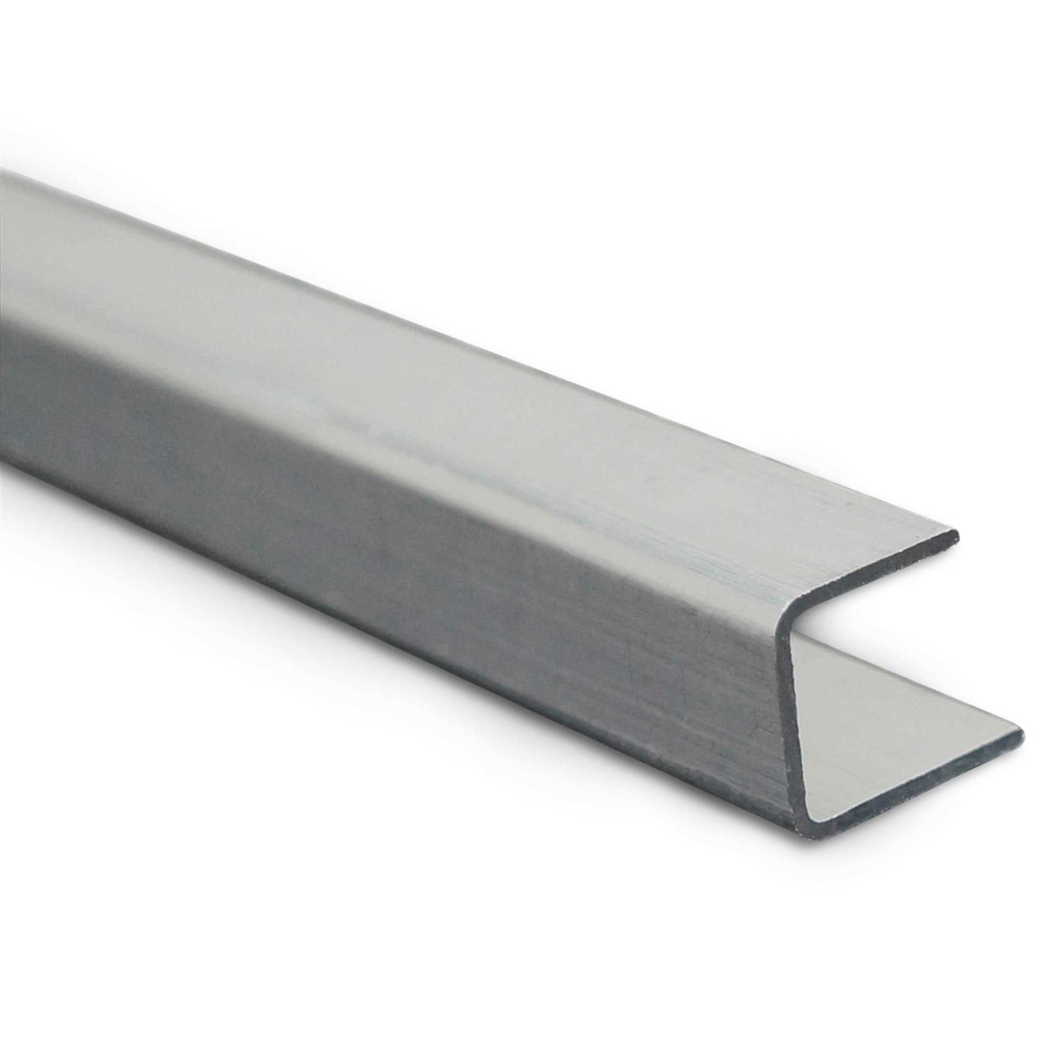 48 x 0.1 Metal Edge Trim in Silver Innovera Decor by Palram - Image 3