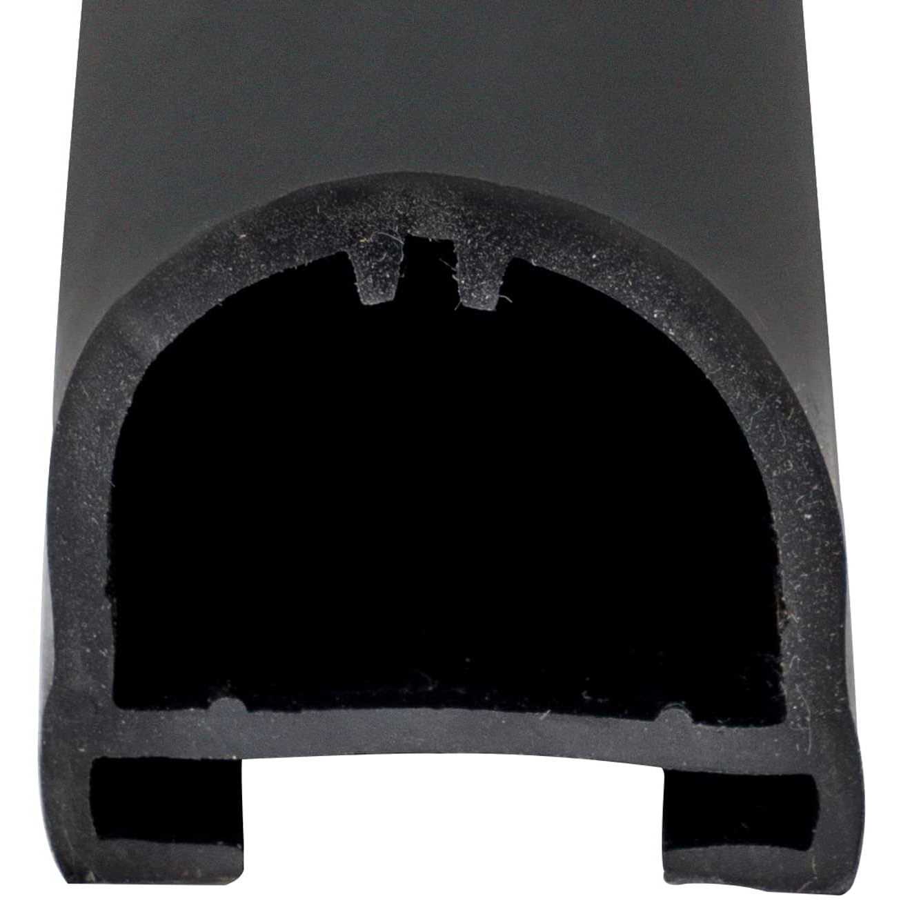 Black Rubber 018-312-EKD for 1 x 15/16 x 35' D-Seal RV Slide Out System - Image 3