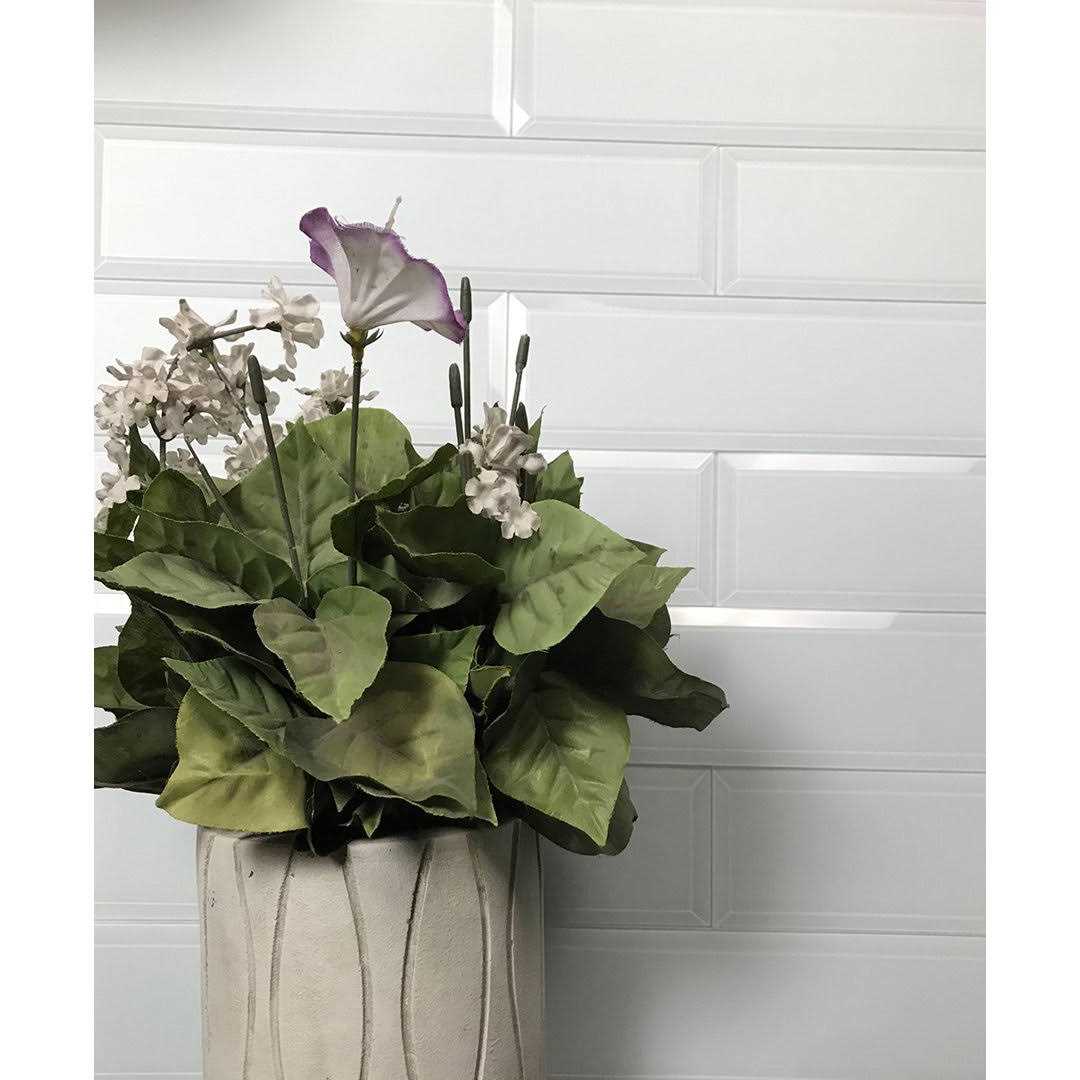 Abolos Frosted Elegance 3-in x 6 Glass Subway Wall Tile - Image 3