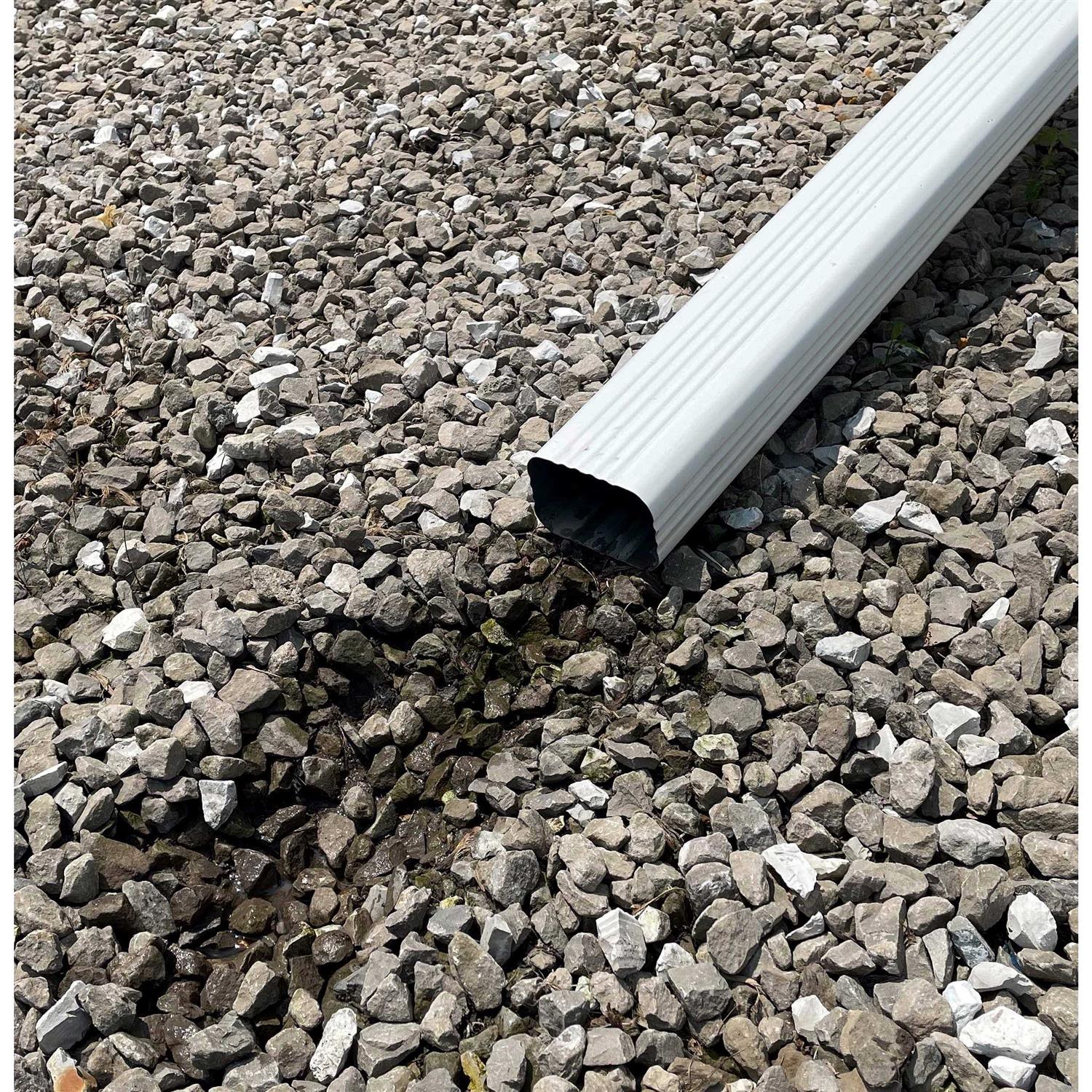 Decorative Rain Gutter Plastic Splash Block with Heavy Duty Spikes - Image 4