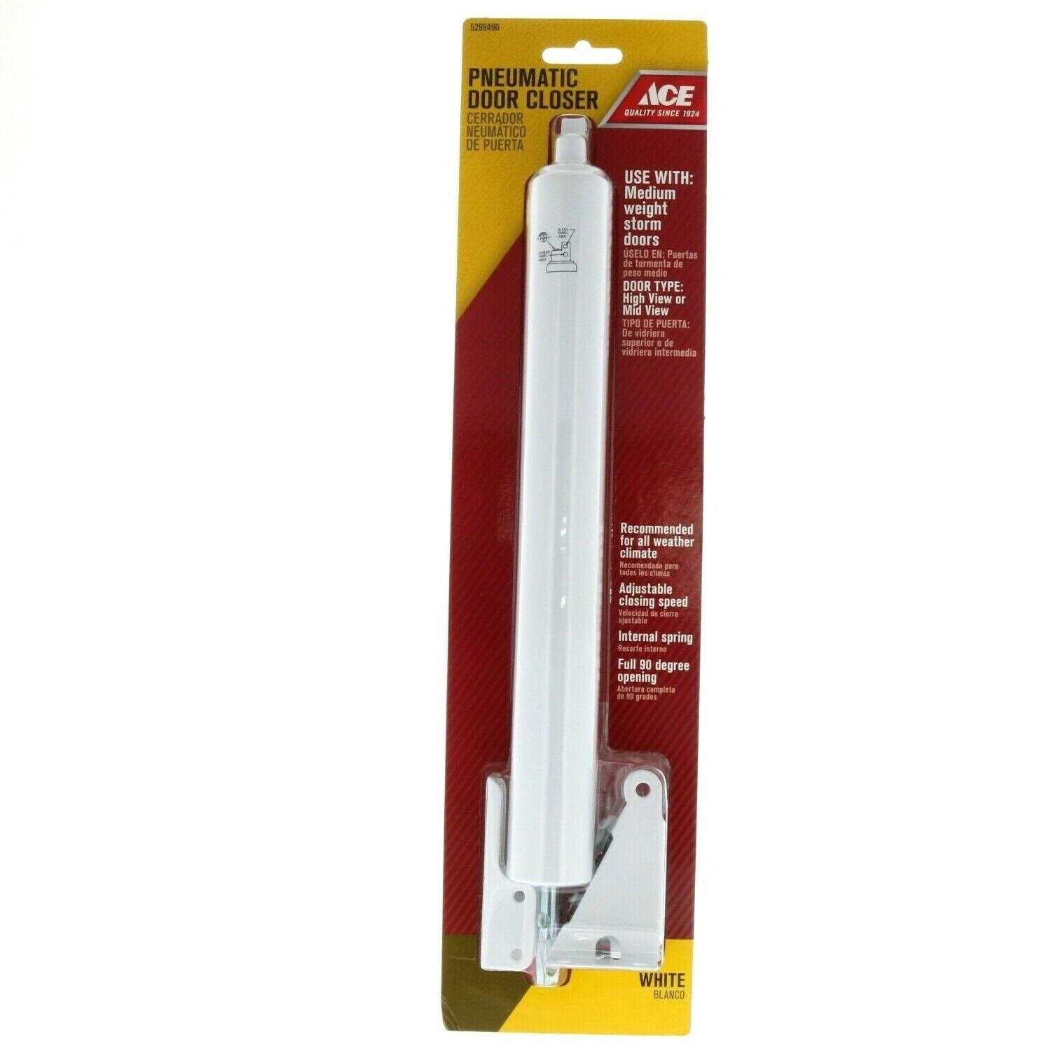 Ace Screen/Storm Door Closer Pneumatic White - Image 4