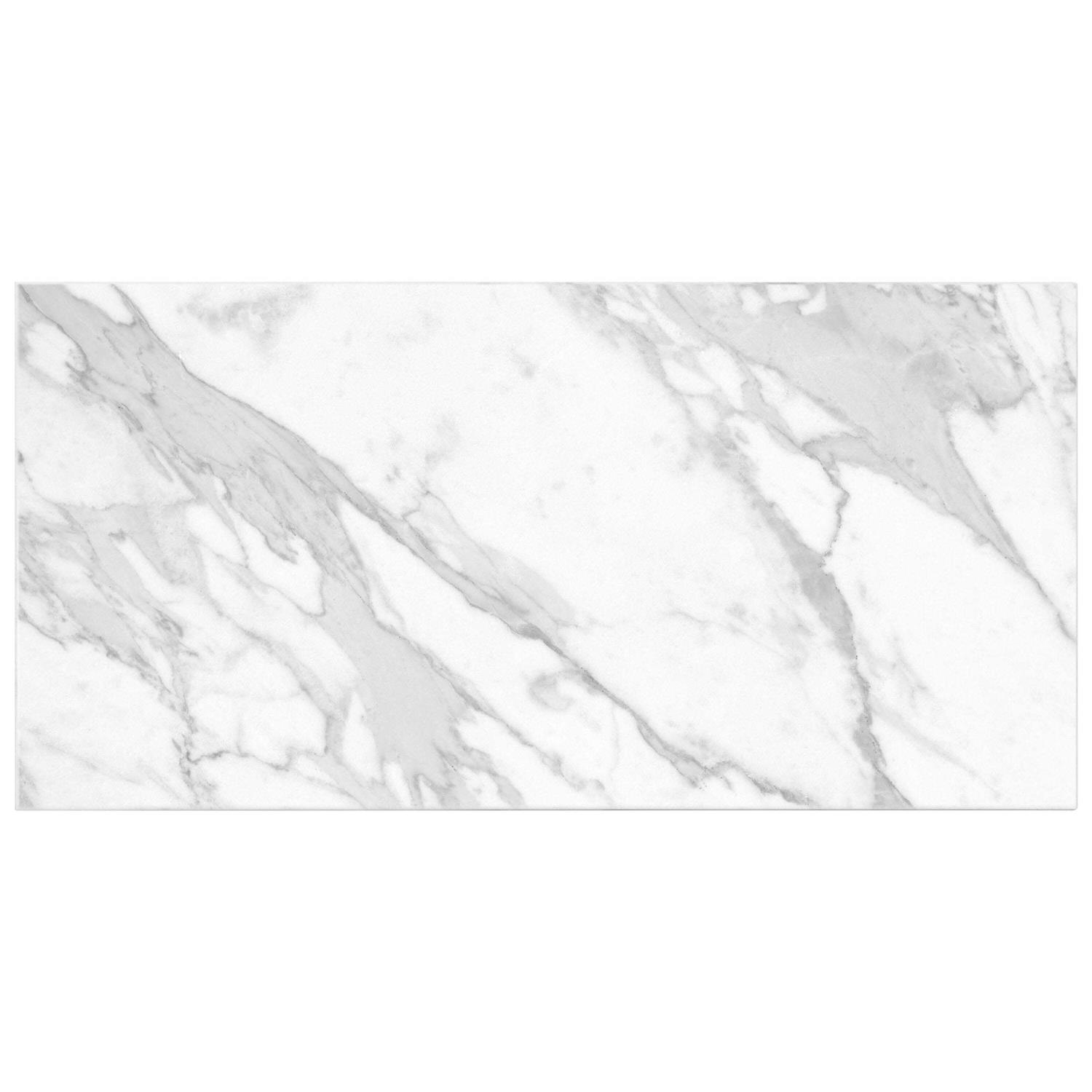 Satori Regent Glossy 8-in x 16-in Glossy Ceramic Marble Look Wall Tile 1001-0210 - Image 3