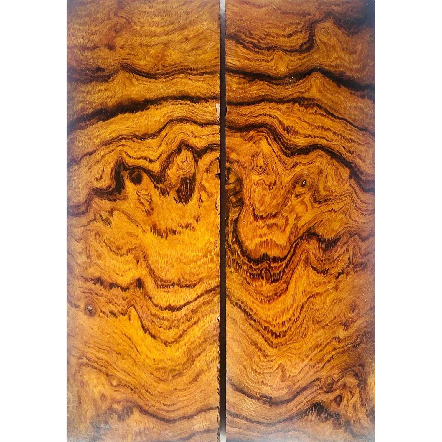 Bookmatched Ironwood Knife Scales – Knife Makers Material – Size 5 1/8 x 1 3/4 x 1/2 Inches - Image 5