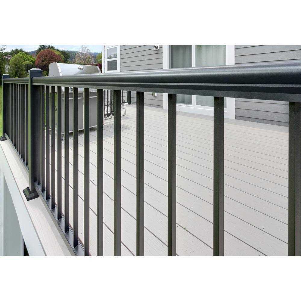 Aria Railing 36 in. x 6 ft Powder Coated Aluminum Preassembled Deck Railing - Image 4