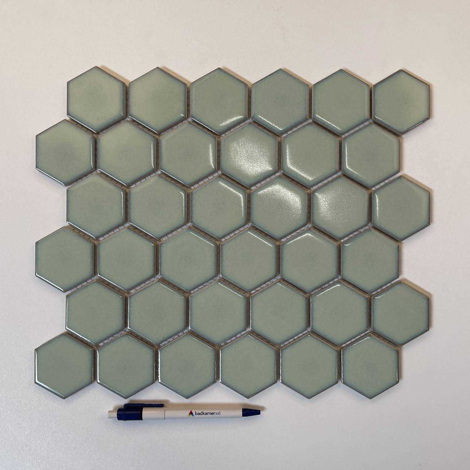 Barcelona 2 x 2 Porcelain Honeycomb Tile The Mosaic Factory - Image 4