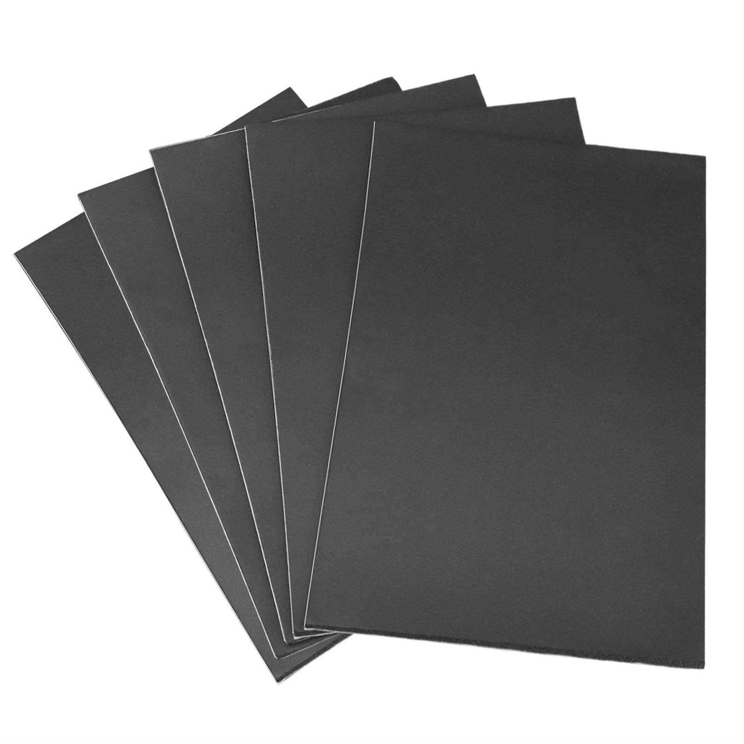 Black Foam Sheet Self Adhesive Rubber Padding Neoprene Sponge Rubber Mat Padding Foam Rubber Sheet Insulation Rubber Foam Sheet