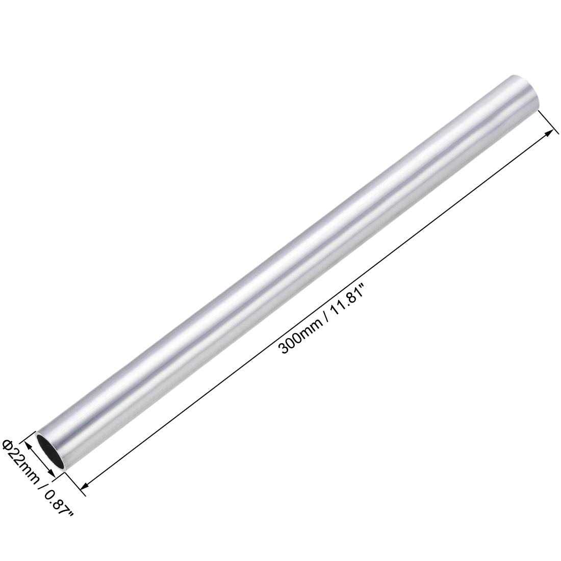 Uxcell 6063 Aluminum Round Tube OD Inner Dia 300mm Length Pipe Tubing - Image 3