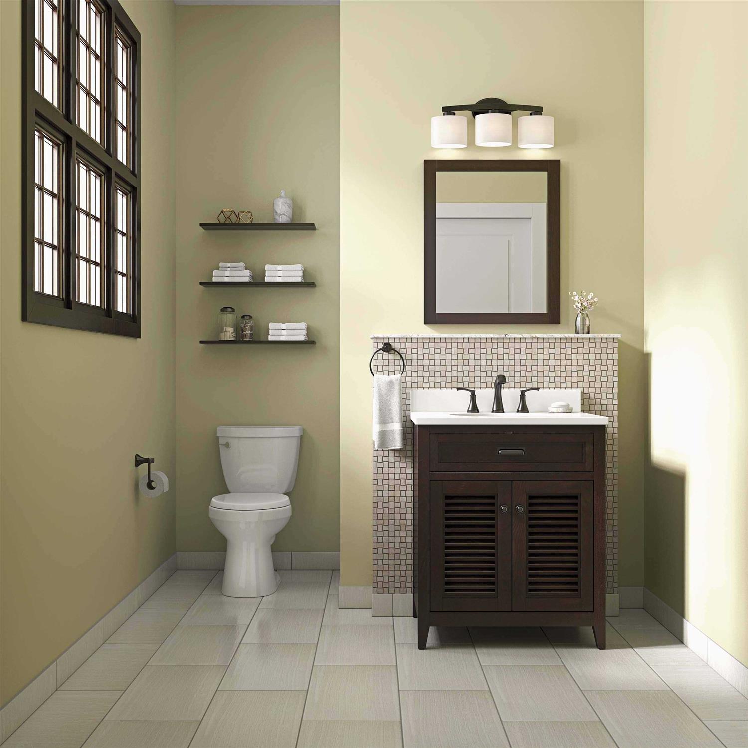 Style Selections Leonia Glazed Porcelain Stone Look Floor & Wall Tile 1095283 - Image 5