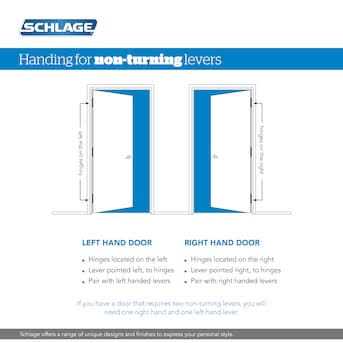 Schlage F40FLA619 Flair Privacy Lever - Image 5
