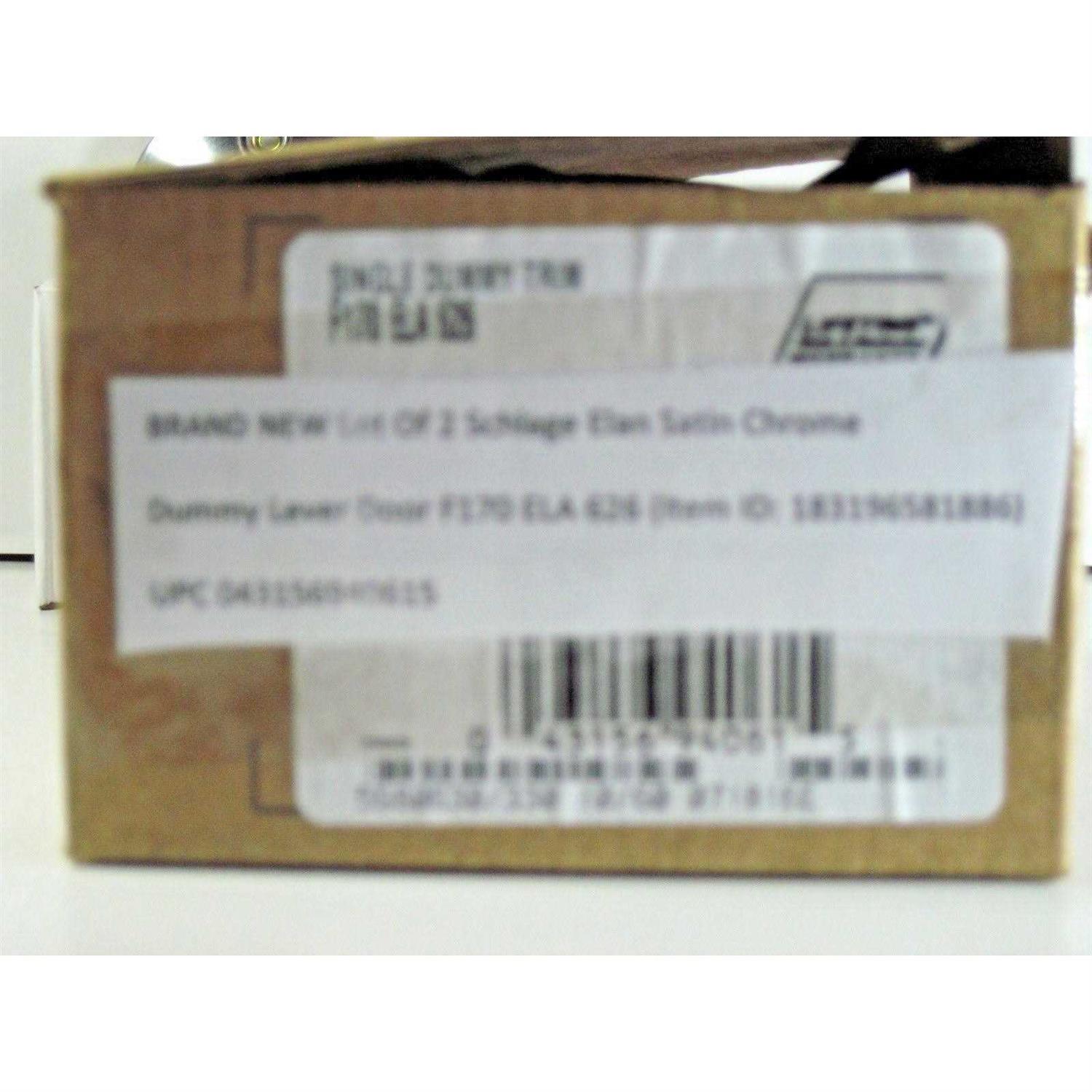 Schlage F170 ELA 626 Elan Dummy Lever Satchrm - Image 5