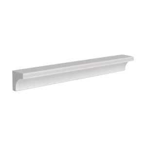 American Pro Decor WM 120 1/2 in. x 1 in. x 6 in. Long Recycled Polystyrene Half Round Moulding Sample - Image 3