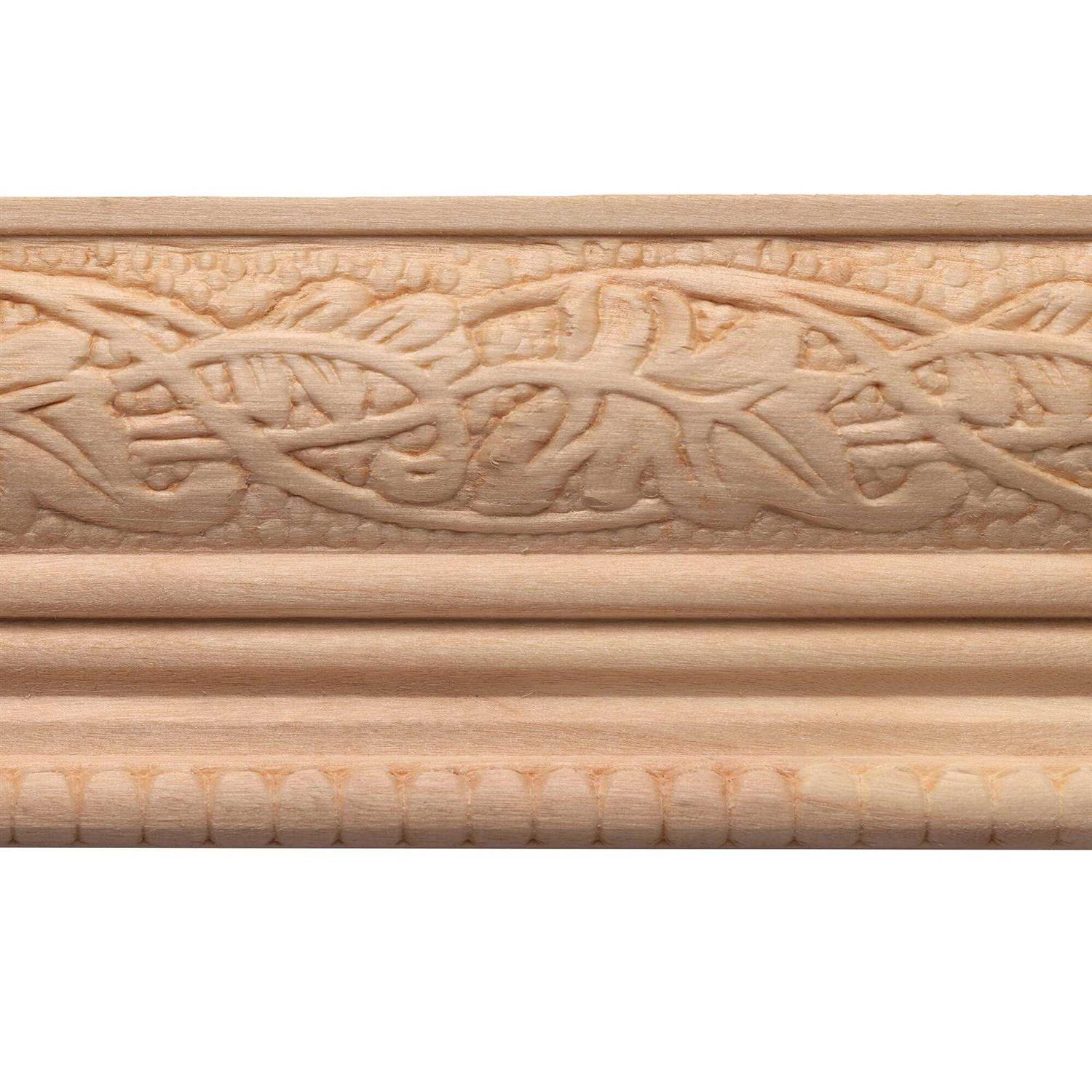 48 x 2 1/4 x 1/2 Chair Rail Ornamental Mouldings 1825-4FTWHW - Image 3