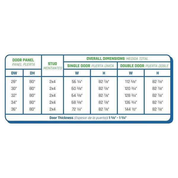 Rocket Door Frames Pocket Door Frame RP.RUSGC - Image 5