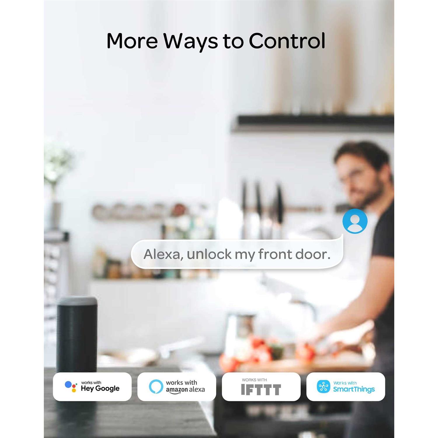 ULTRALOQ Latch 5 World's First Built in WiFi Smart Lock with Fingerprint id - Image 3
