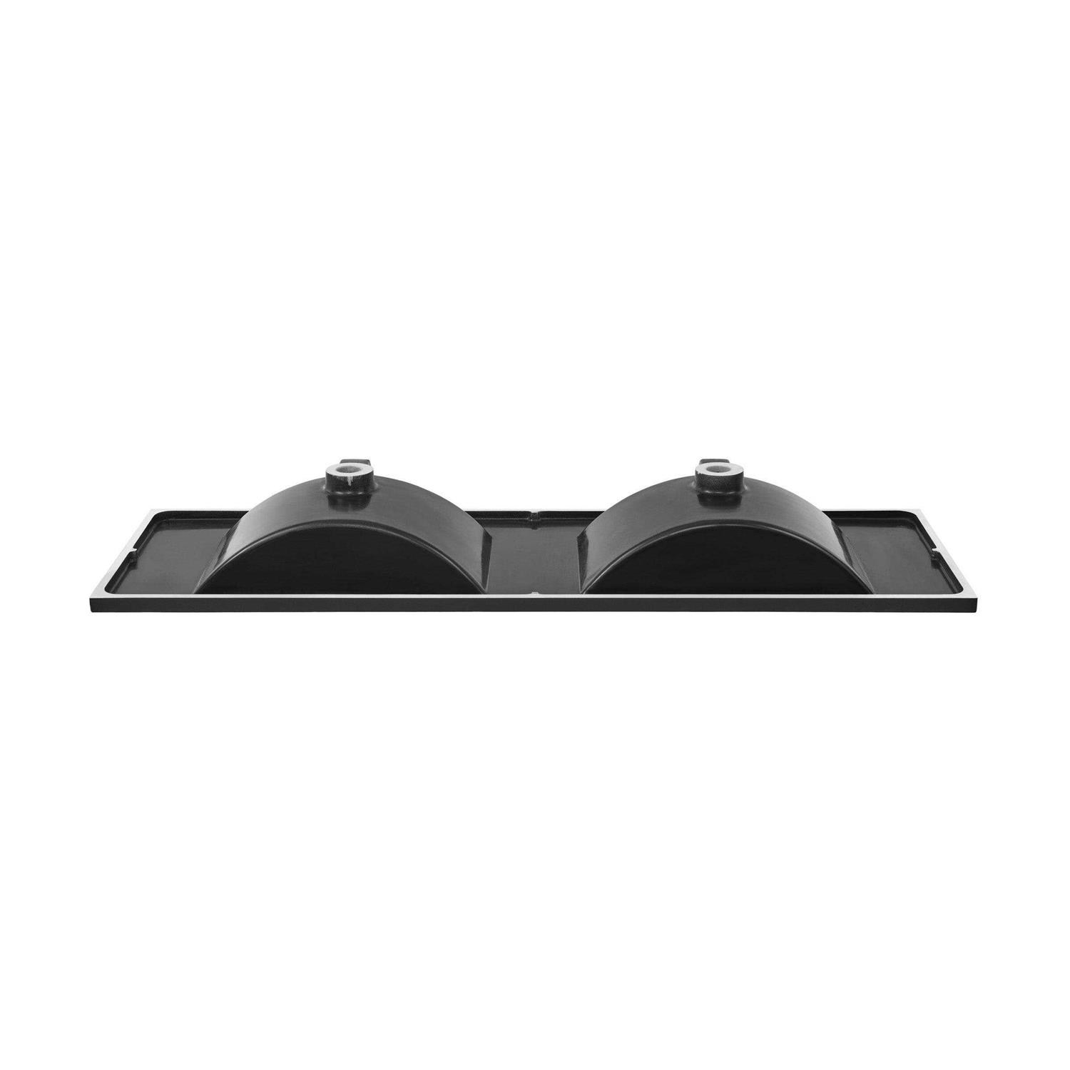 Swiss Madison 60 inch Vanity Top Bathroom Sink in Matte Black with 3 Holes - Image 3