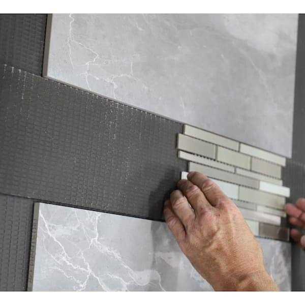 Everbilt 18 in. x 36 in. x 1/8 in. XPS Foam Waterproof Backer Board for Mosaic Tile Underlayment Inlays - Image 4