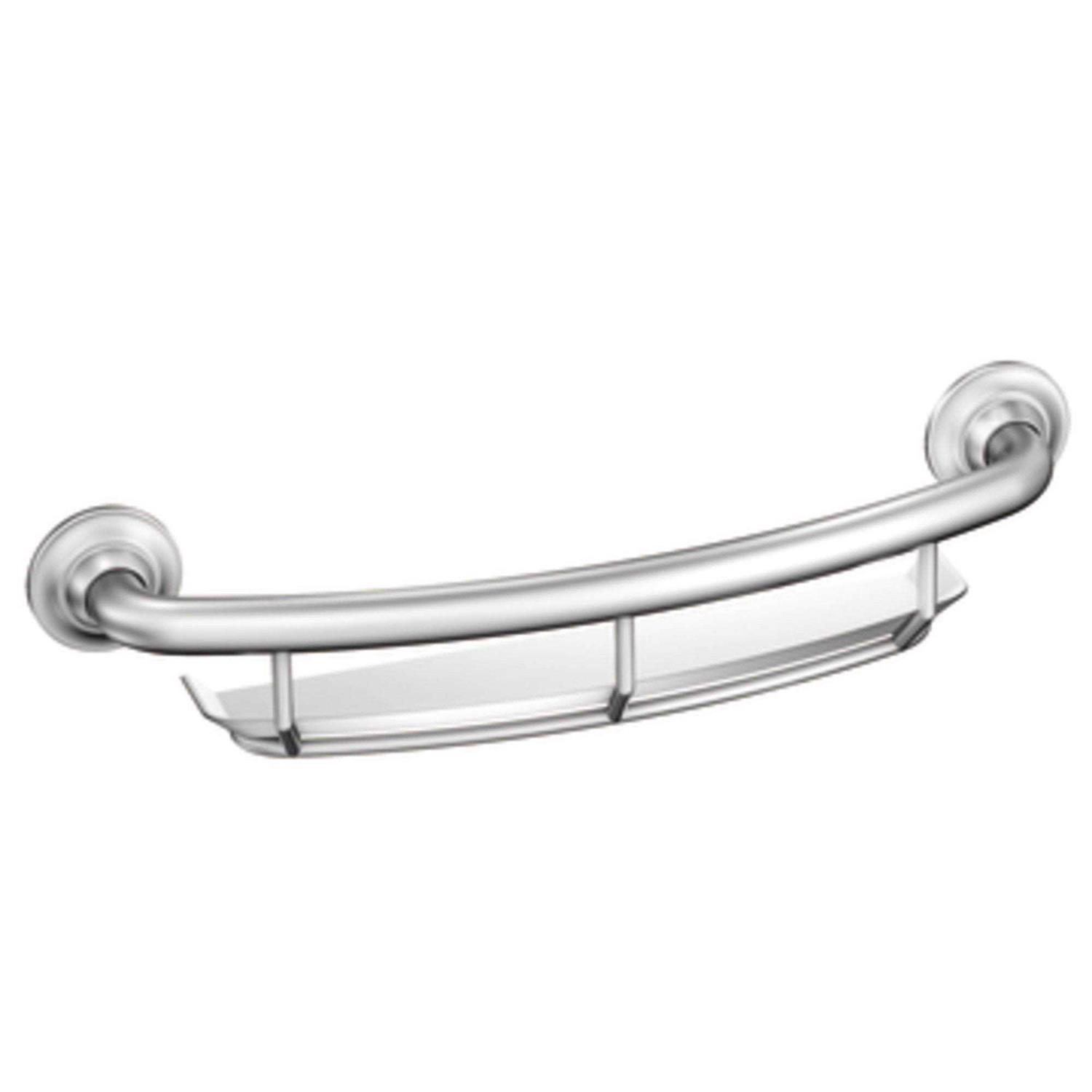 Moen Chrome 16 Grab Bar with Shelf LR2356DCH