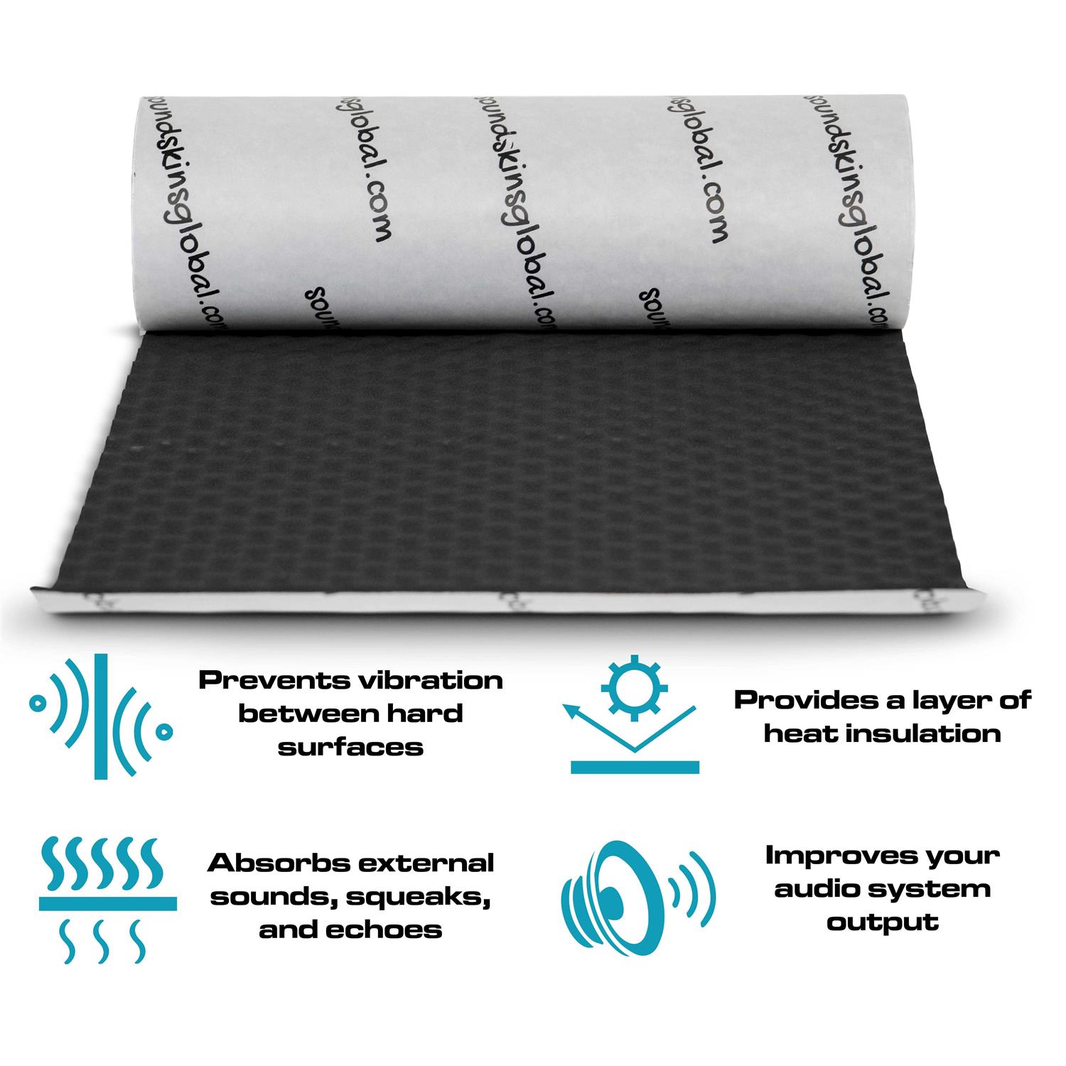 SoundSkins Wavy Foam Closed-cell Foam sound dampening sheet - Image 2