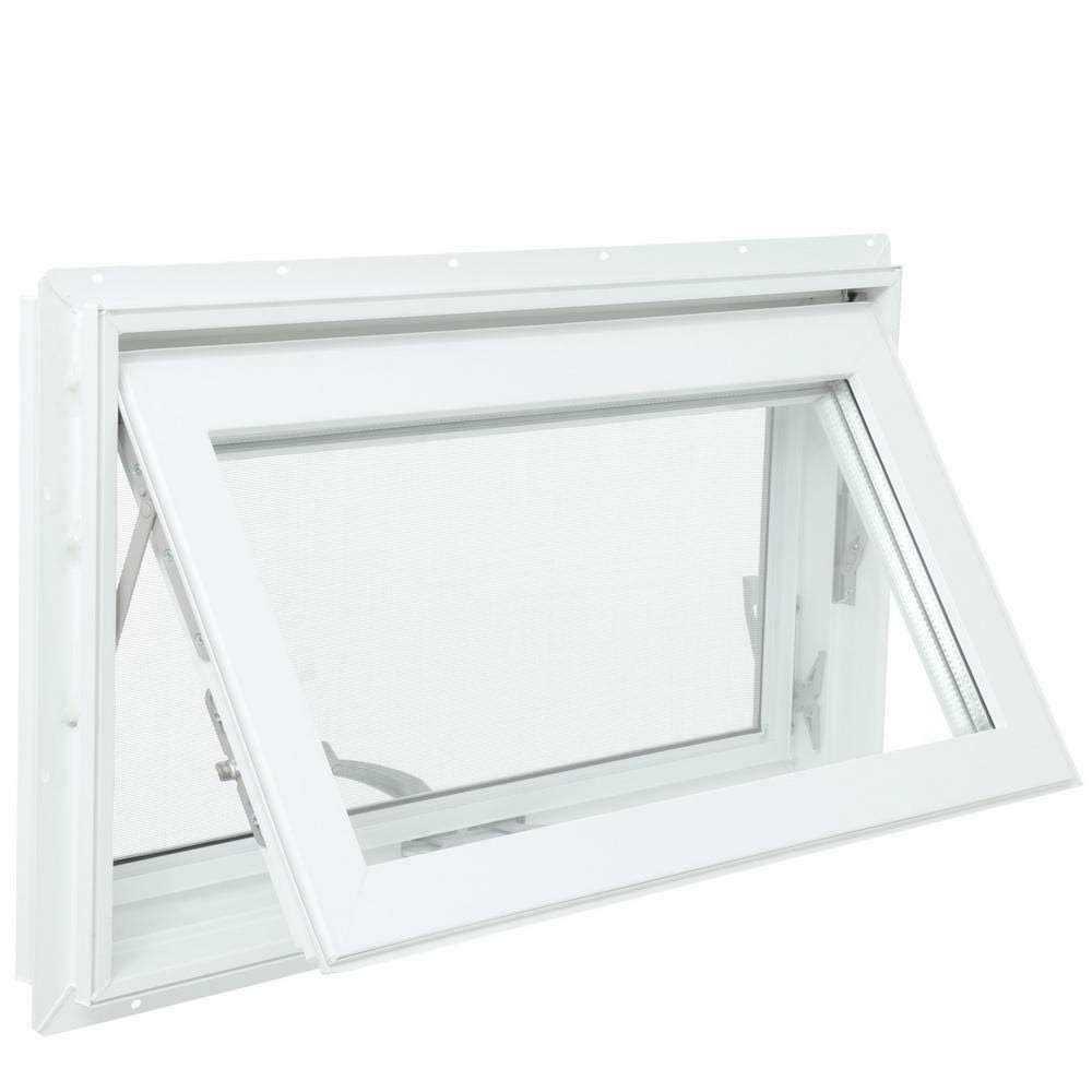 TAFCO WINDOWS 32 in. x 16 in. Awning Vinyl Insulated Window with Screen - Image 4