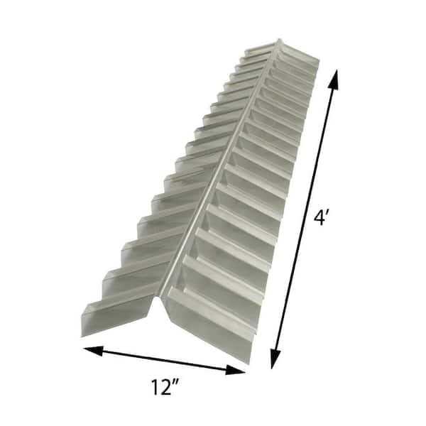 Suntuf 4 ft. Solar Grey Polycarbonate Ridge Cap Flashing - Image 3