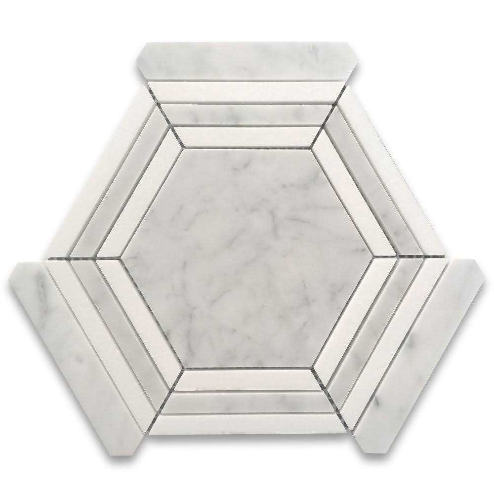 9 x 8 Marble Mosaic Wall & Floor Tile Marble Online Marble - Image 3