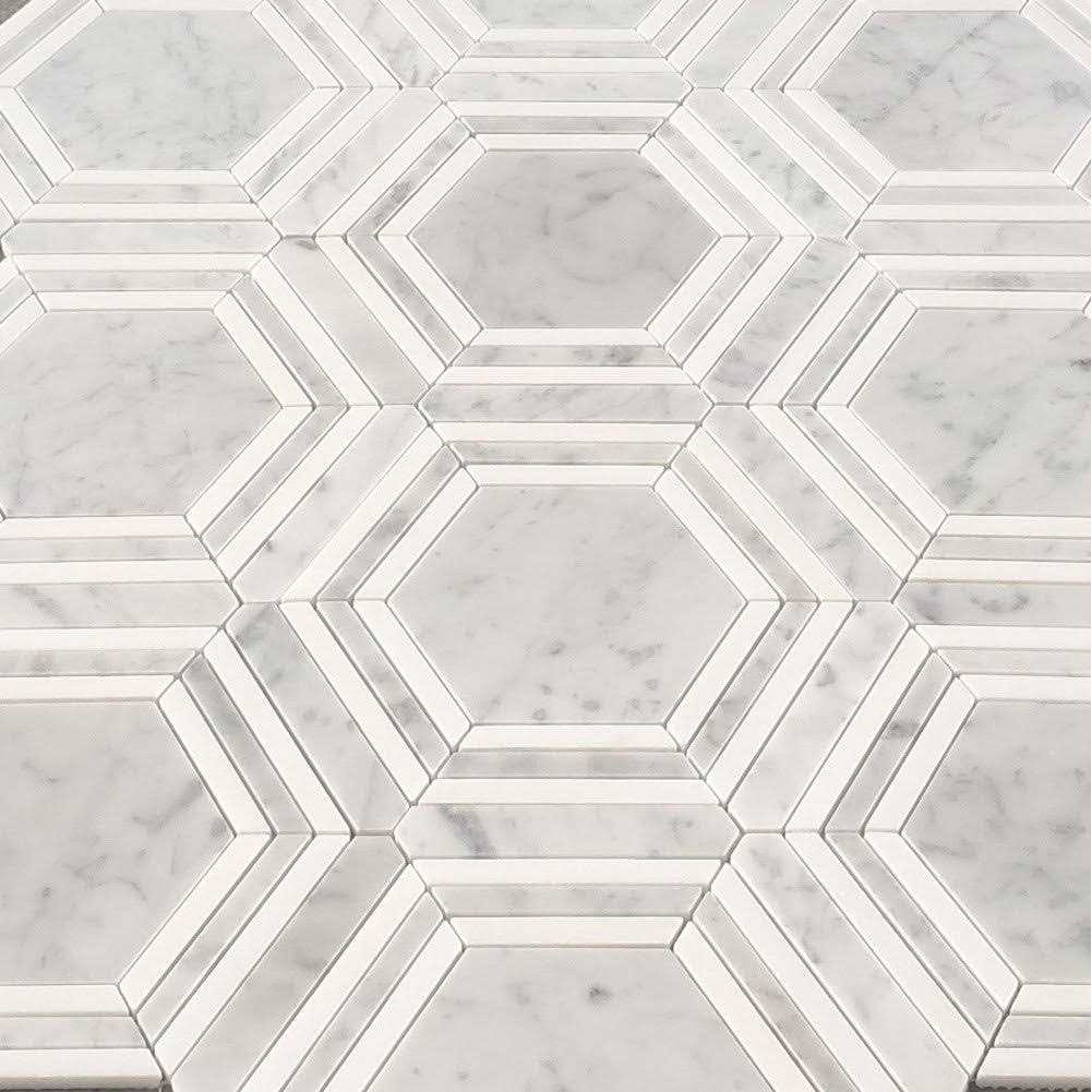 9 x 8 Marble Mosaic Wall & Floor Tile Marble Online Marble - Image 5