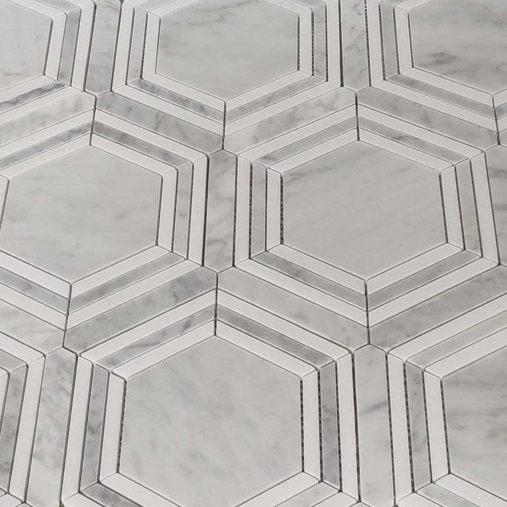 9 x 8 Marble Mosaic Wall & Floor Tile Marble Online Marble - Image 3