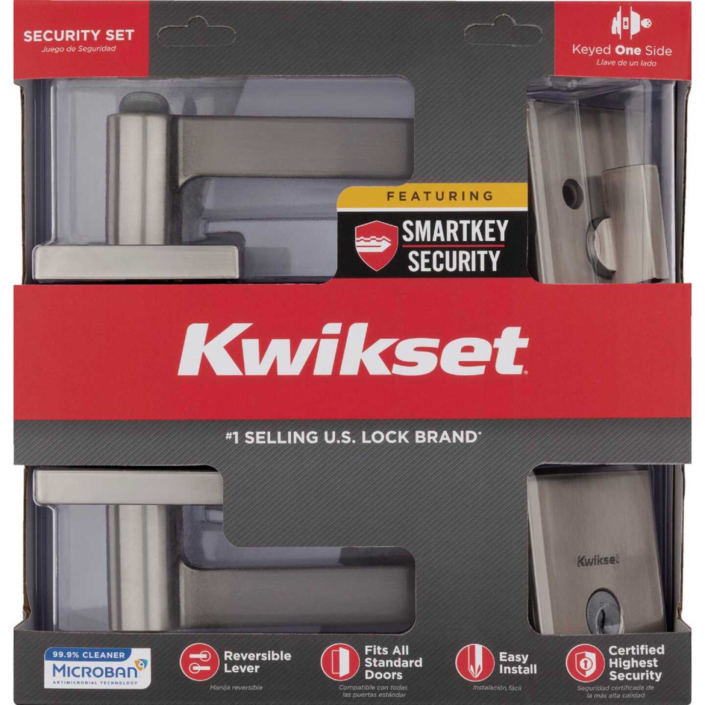 Kwikset Halifax Lever and Single Cylinder Deadbolt - Image 4