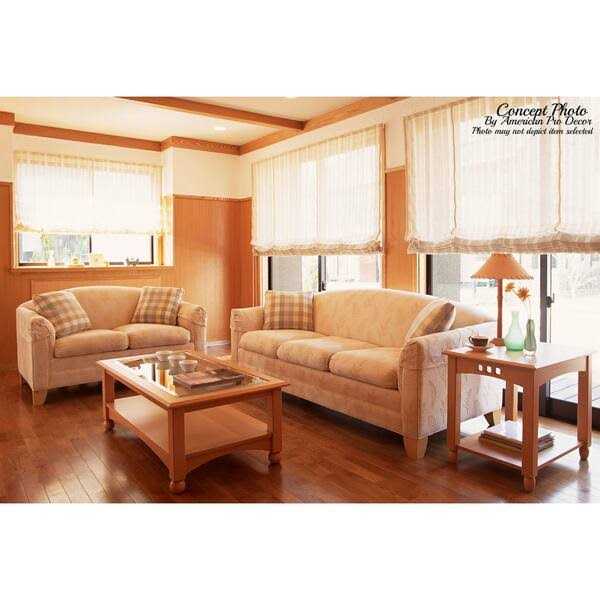 American Pro Decor Stained Solid Hardwood Round Bun Foot - Image 4