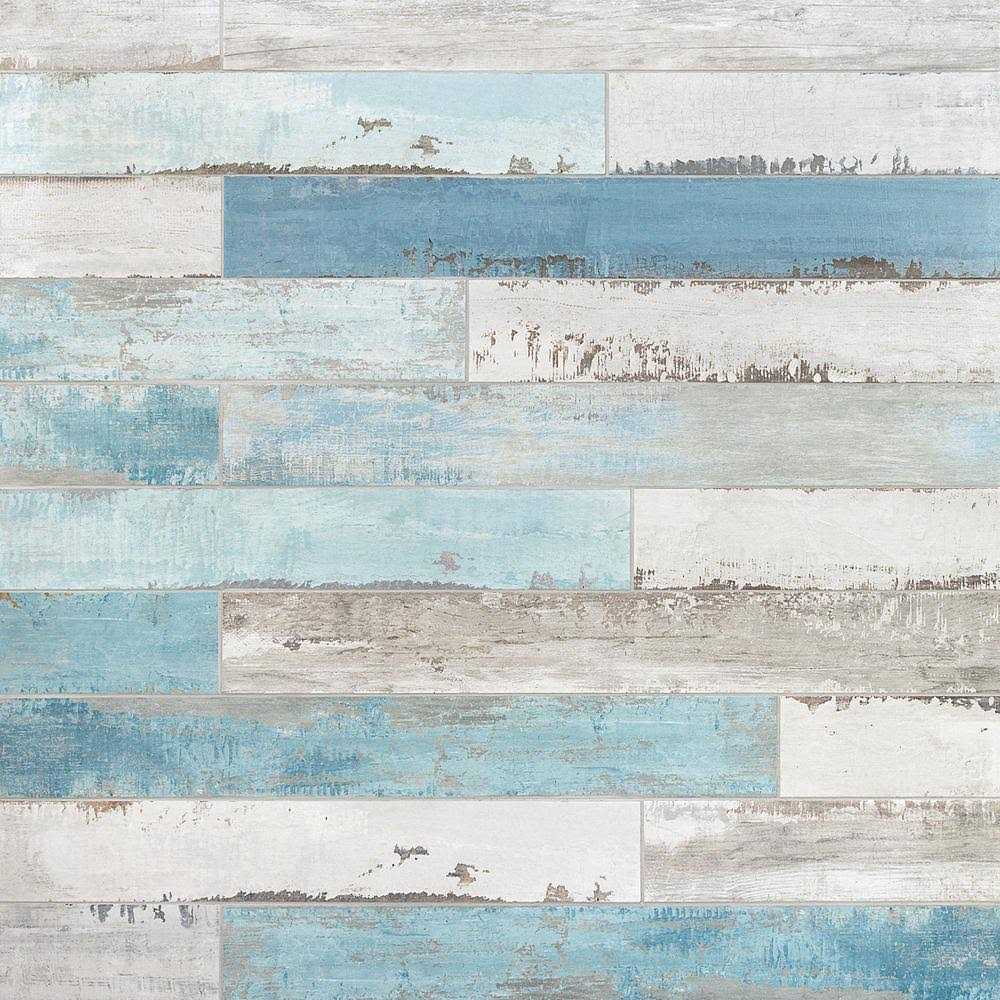 Ivy Hill Tile Cypress Multi-Color 4 in. x Matte Wood Look Ceramic Wall Tile