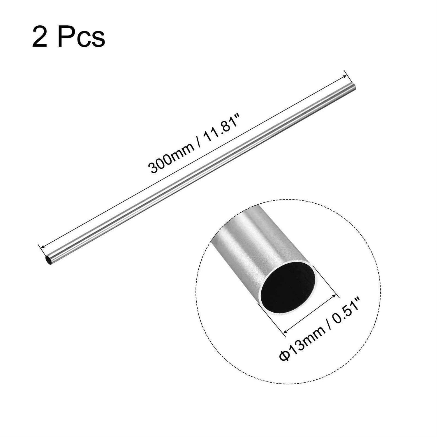 uxcell 304 Stainless Steel Round Tube OD 1mm Wall Thickness 250mm Length - Image 5