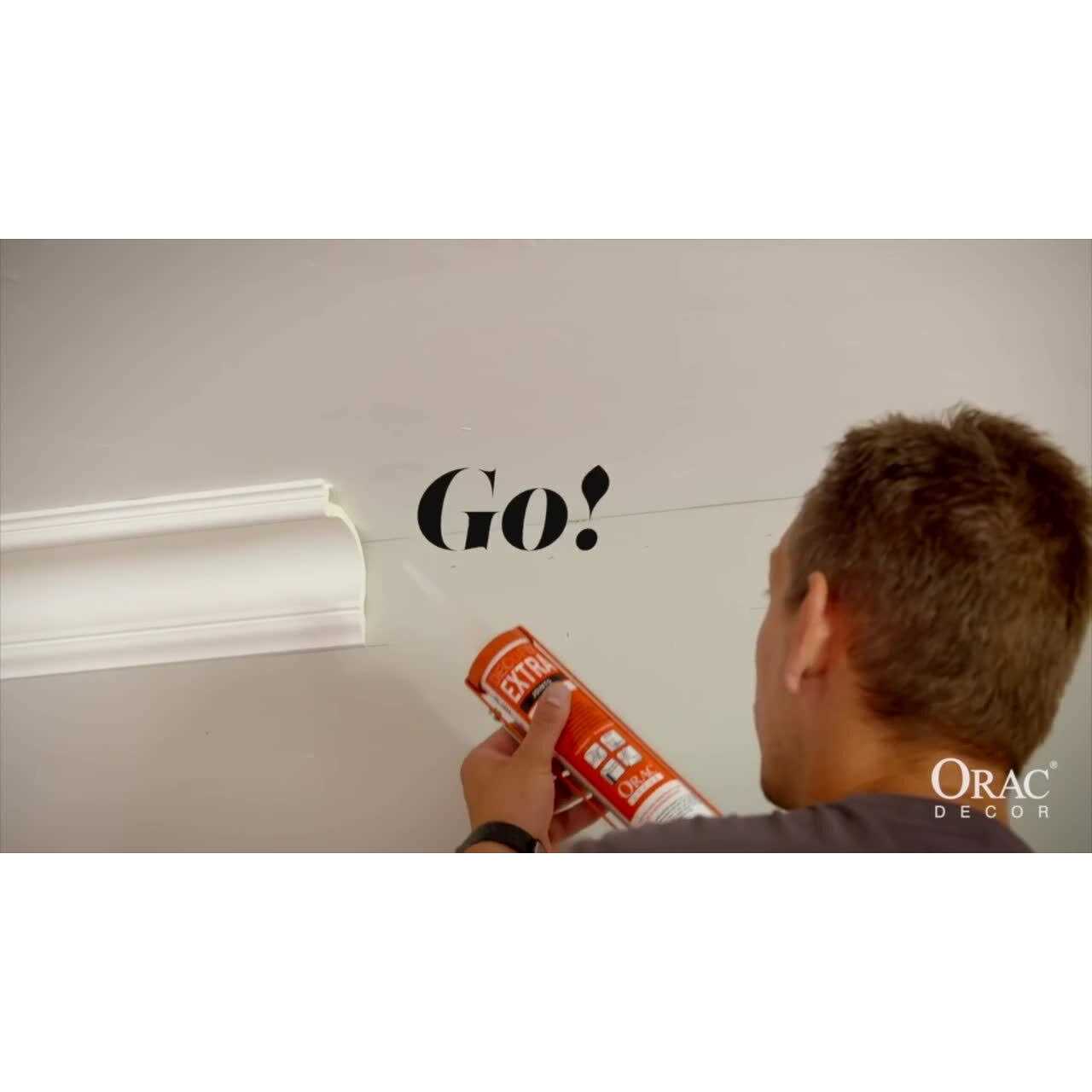 78-3/4 in Primed White Plain Polystyrene Crown Moulding Orac Decor - Image 3