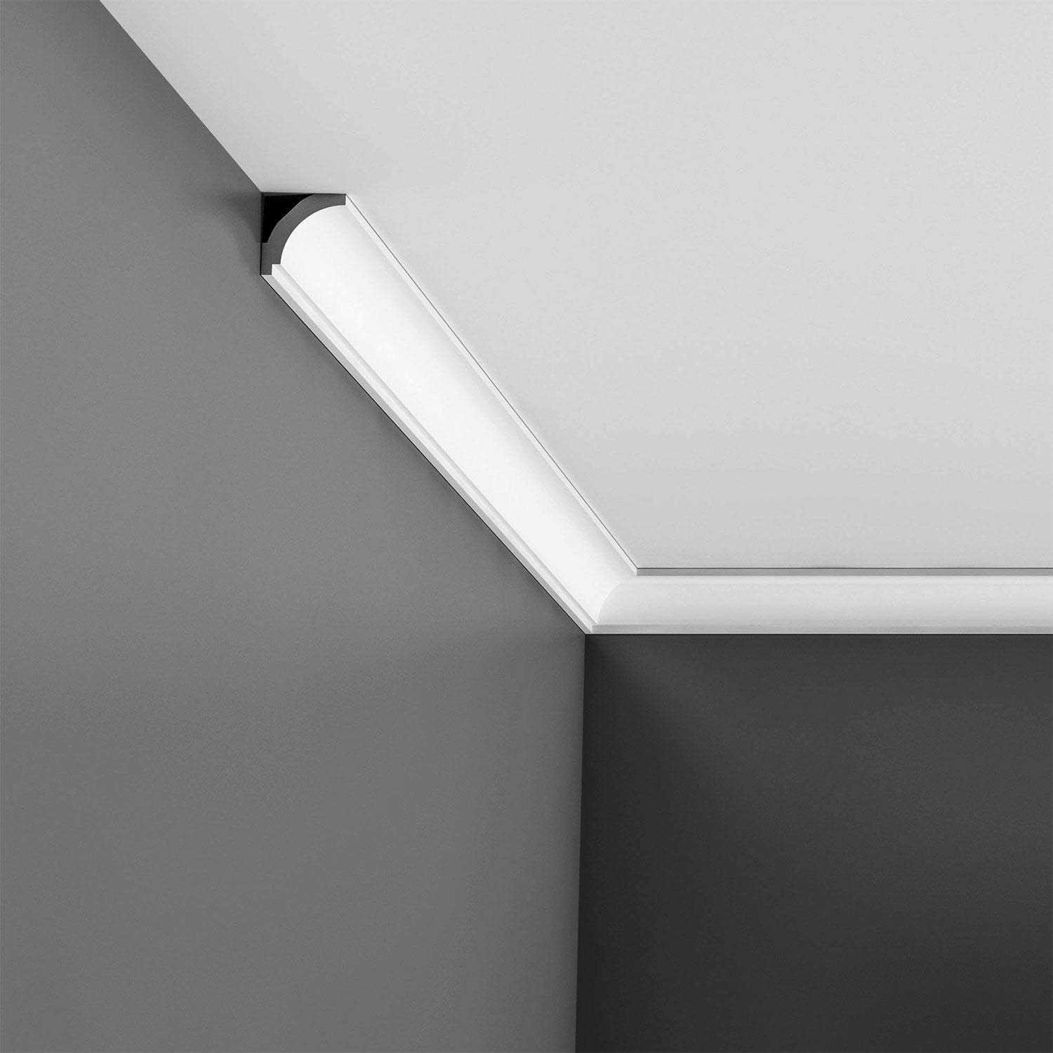 78-3/4 in Primed White Plain Polystyrene Crown Moulding Orac Decor - Image 4