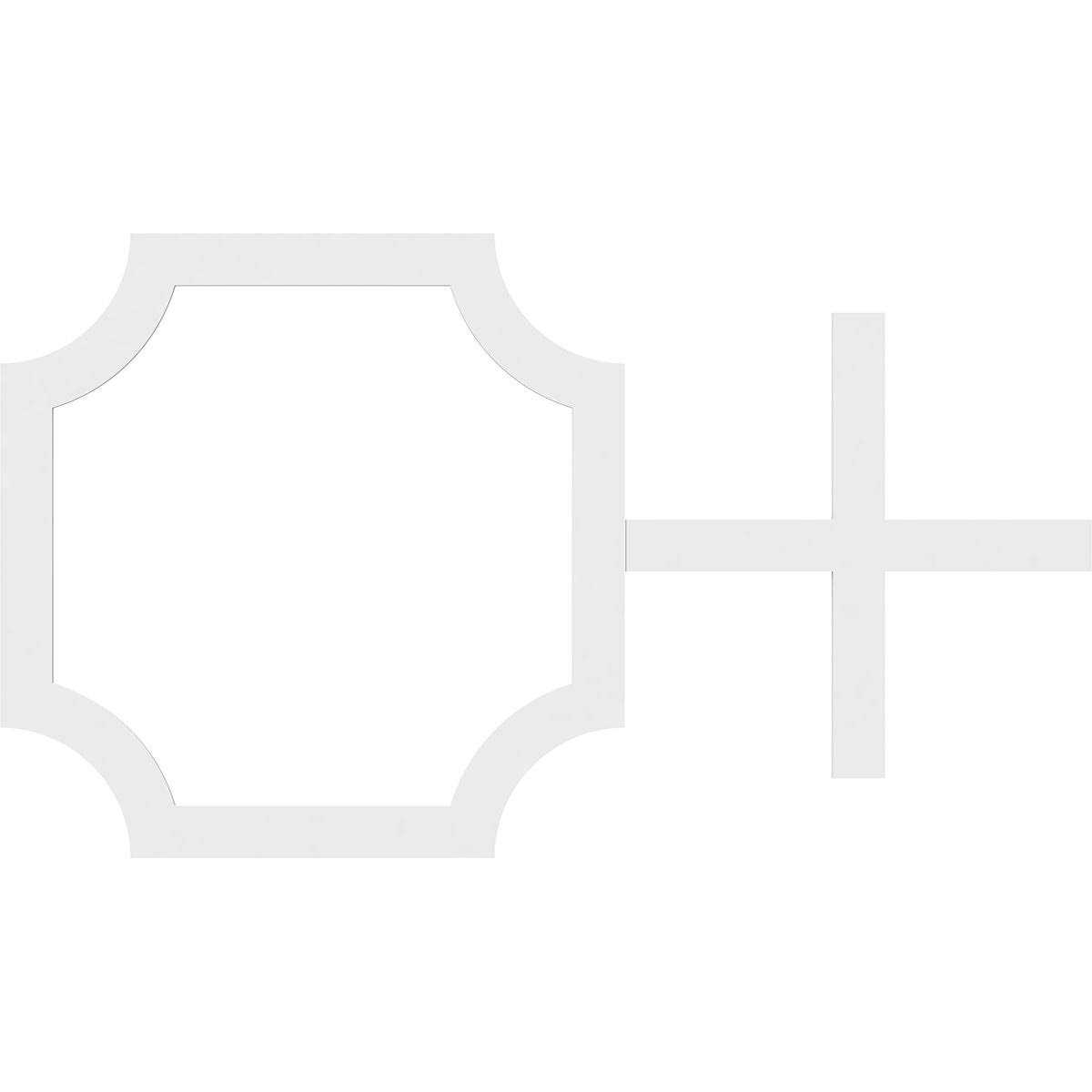 Ekena Millwork Bradley Decorative Fretwork Wall Panels in Architectural Grade PVC - Image 4