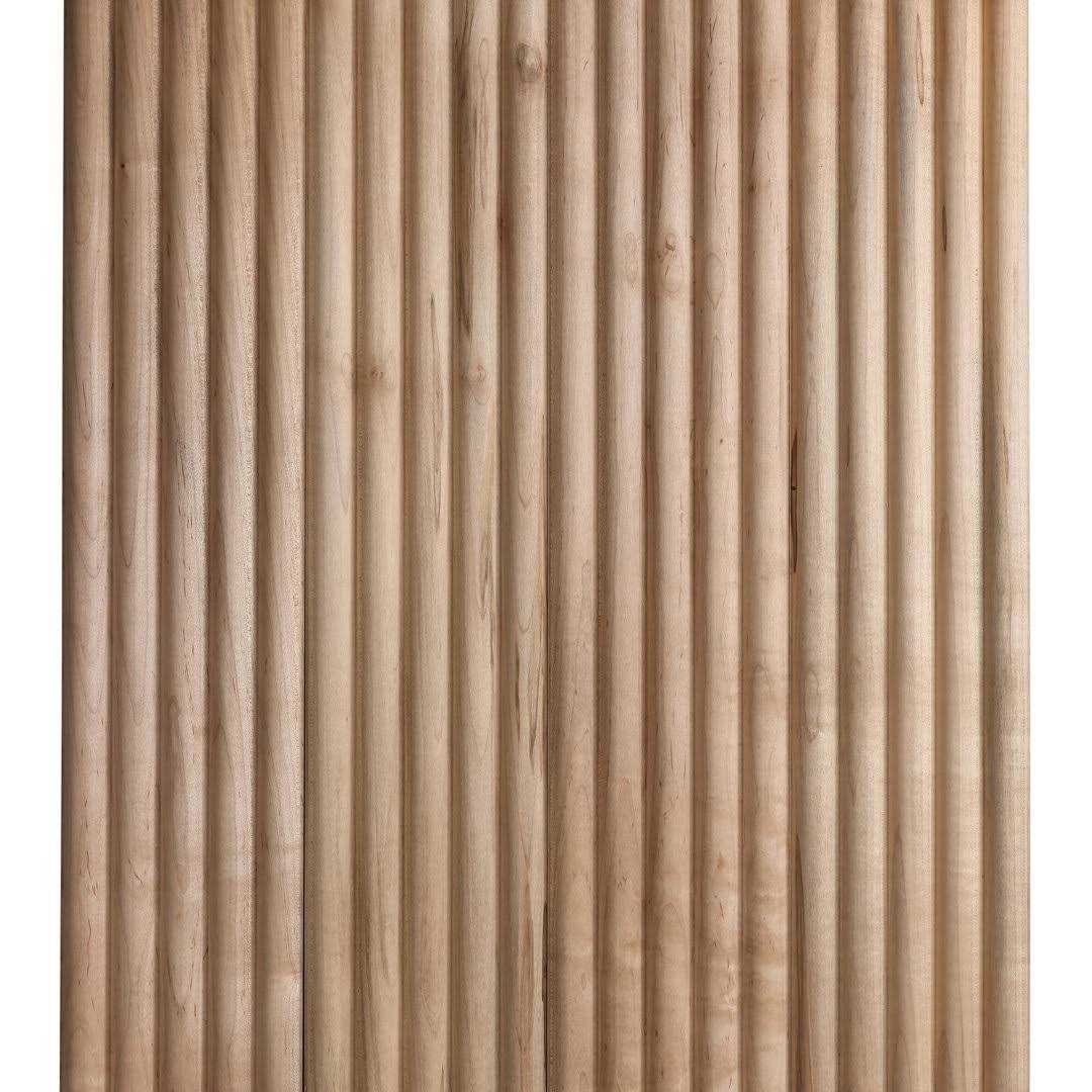 Ornamental Mouldings 5 in. x 0.438 in. x 96 in. Ambrosia Wood Large Bead Panel Moulding - Image 3