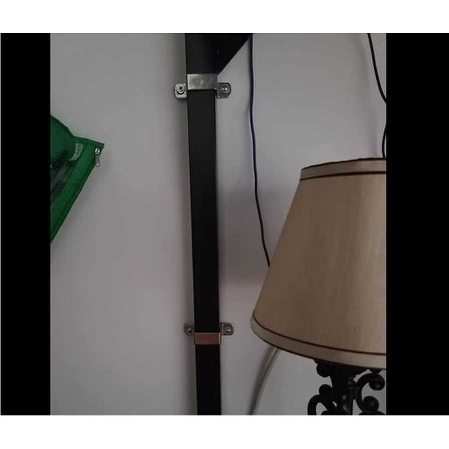 SHENGDING U Shaped Connector Bracket Heavy Duty Bar Security Holder Bracket for Bar Holder Strut Channel Door Closed 12 Pieces - Image 4