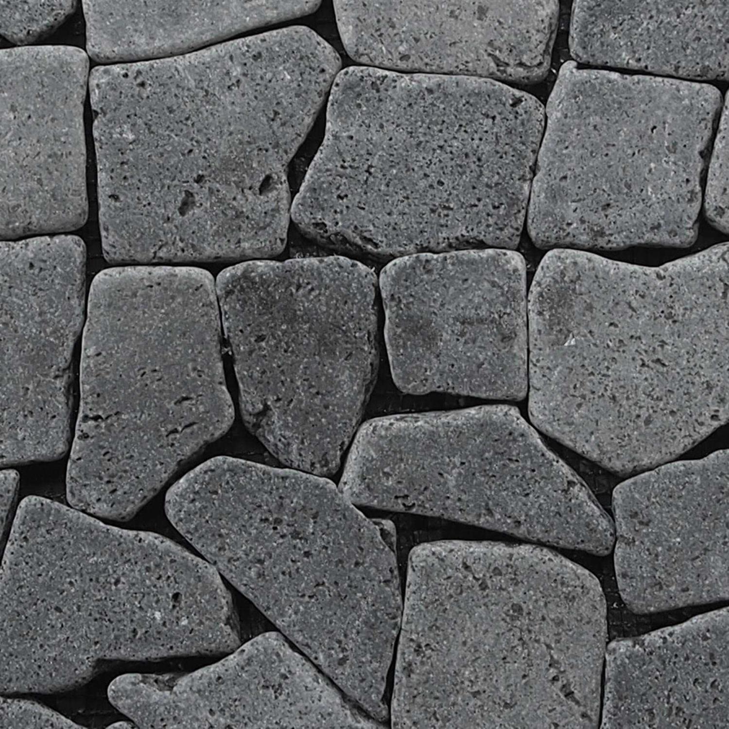 Tile Connection Fit Tile White 11 in. x 11 in. x 9.5 mm Indonesian Marble Mesh-Mounted Mosaic - Image 4