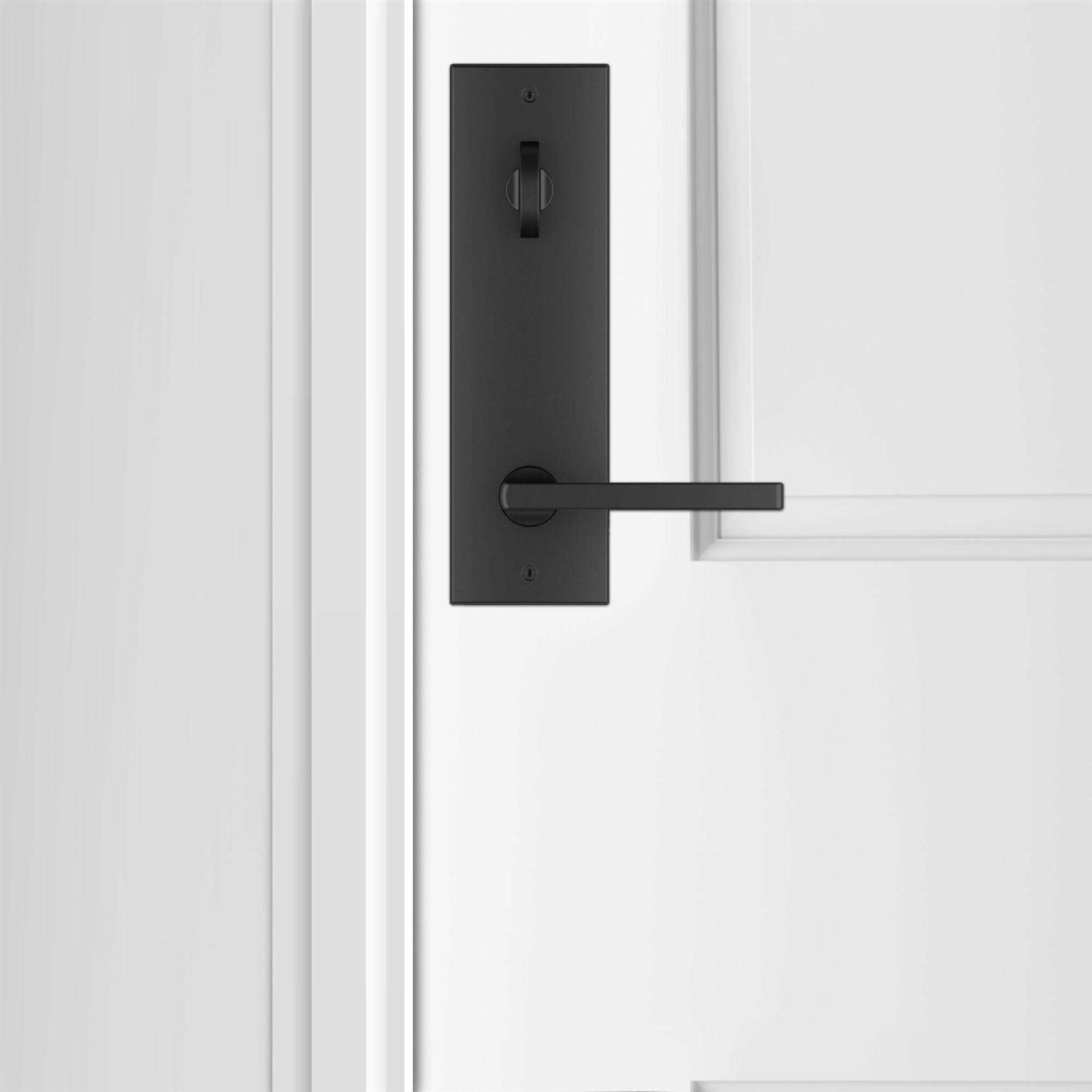 Baldwin Santa Cruz Full Plate Single Cylinder Keyed Entry Handleset - Image 5