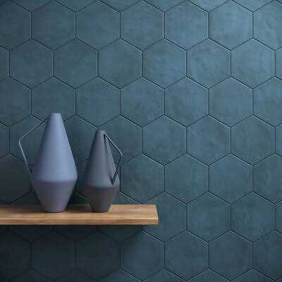 Dash 8.5 in. x 9.84 in. Matte Hexagon Porcelain Floor and Wall Tile Ivy Hill Tile - Image 3