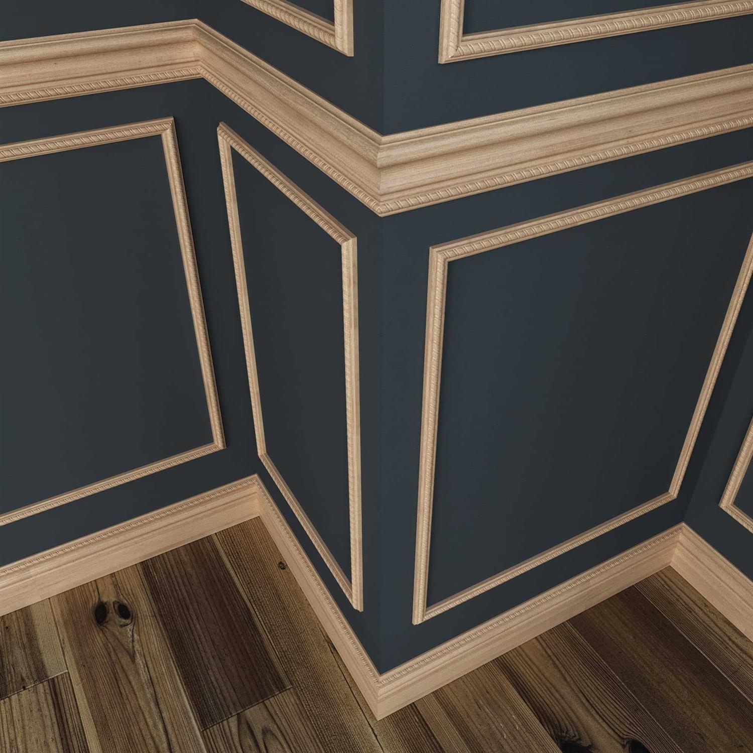 48 x 3/4 x 1/2 Chair Rail Ornamental Mouldings - Image 3