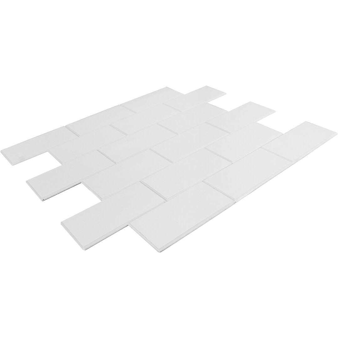 Ivy Hill Tile Luxe Core Subway White SPC Peel and Stick Tile