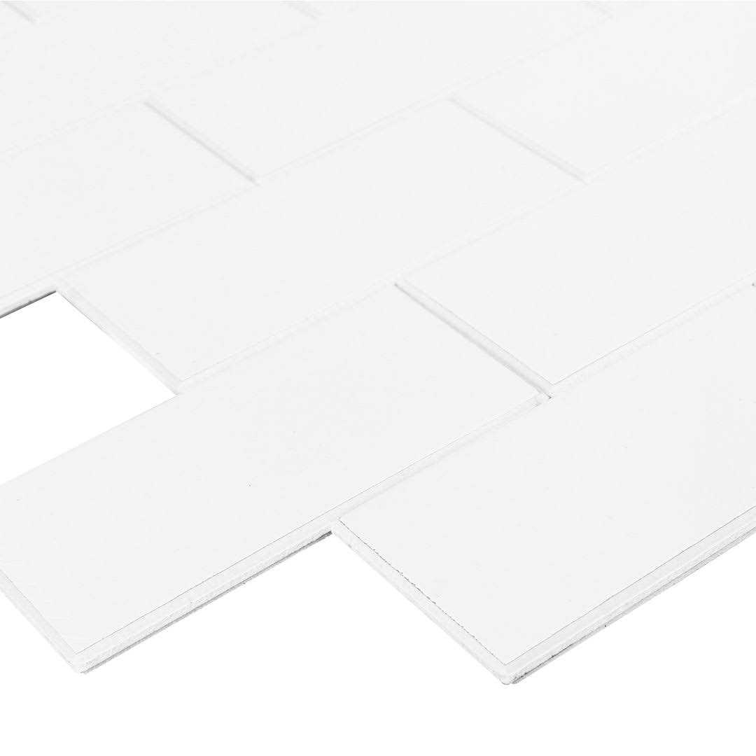 Ivy Hill Tile Luxe Core Subway White SPC Peel and Stick Tile - Image 2
