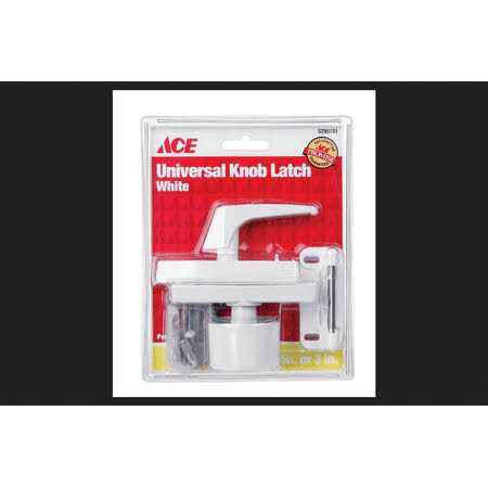 Ace White Universal Knob Latch 1 - Image 3