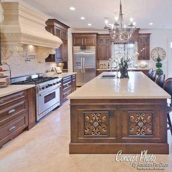 American Pro Decor 6 in. Long Acanthus and Dots Polyurethane Crown Moulding Sample - Image 4