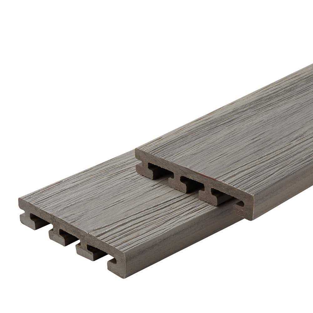Fortress Infinity IS 1 in. x 6 in. x 8 ft Grey Composite Deck Boards