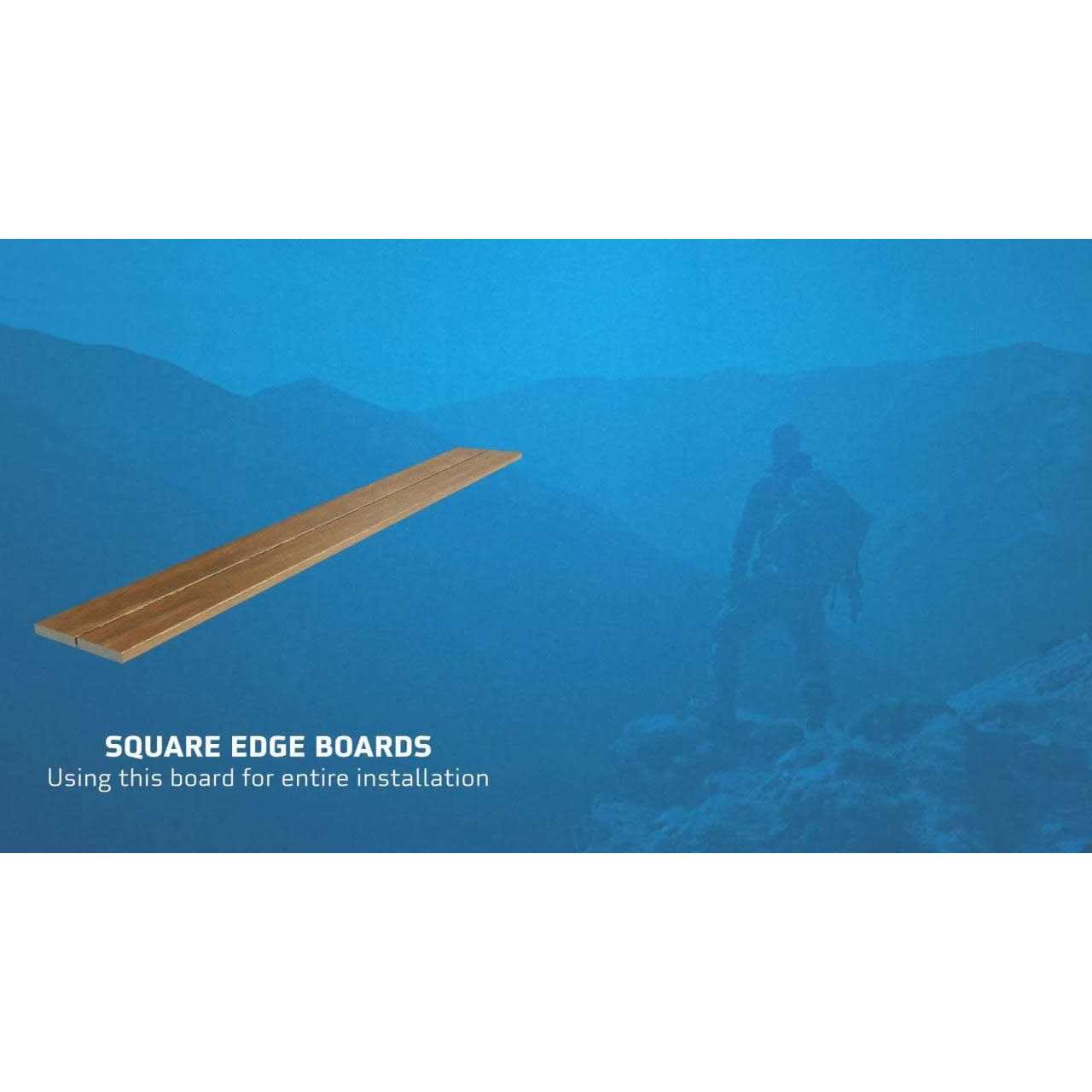 Fortress Infinity IS 1 in. x 6 in. x 8 ft Grey Composite Deck Boards - Image 4